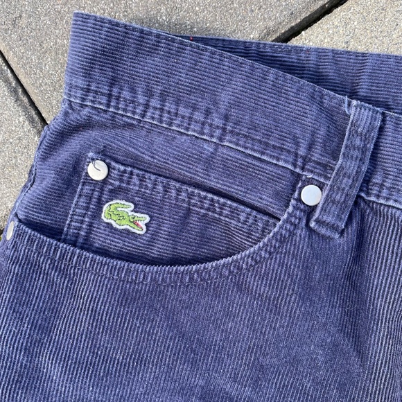 Lacoste Corduroy Pants - Size 32 - Picture 4 of 12